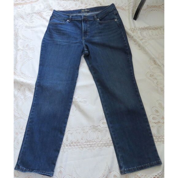 Lee Denim - Lee Petites Relaxed Straight Leg Mid Rise Jeans 14P EUC
